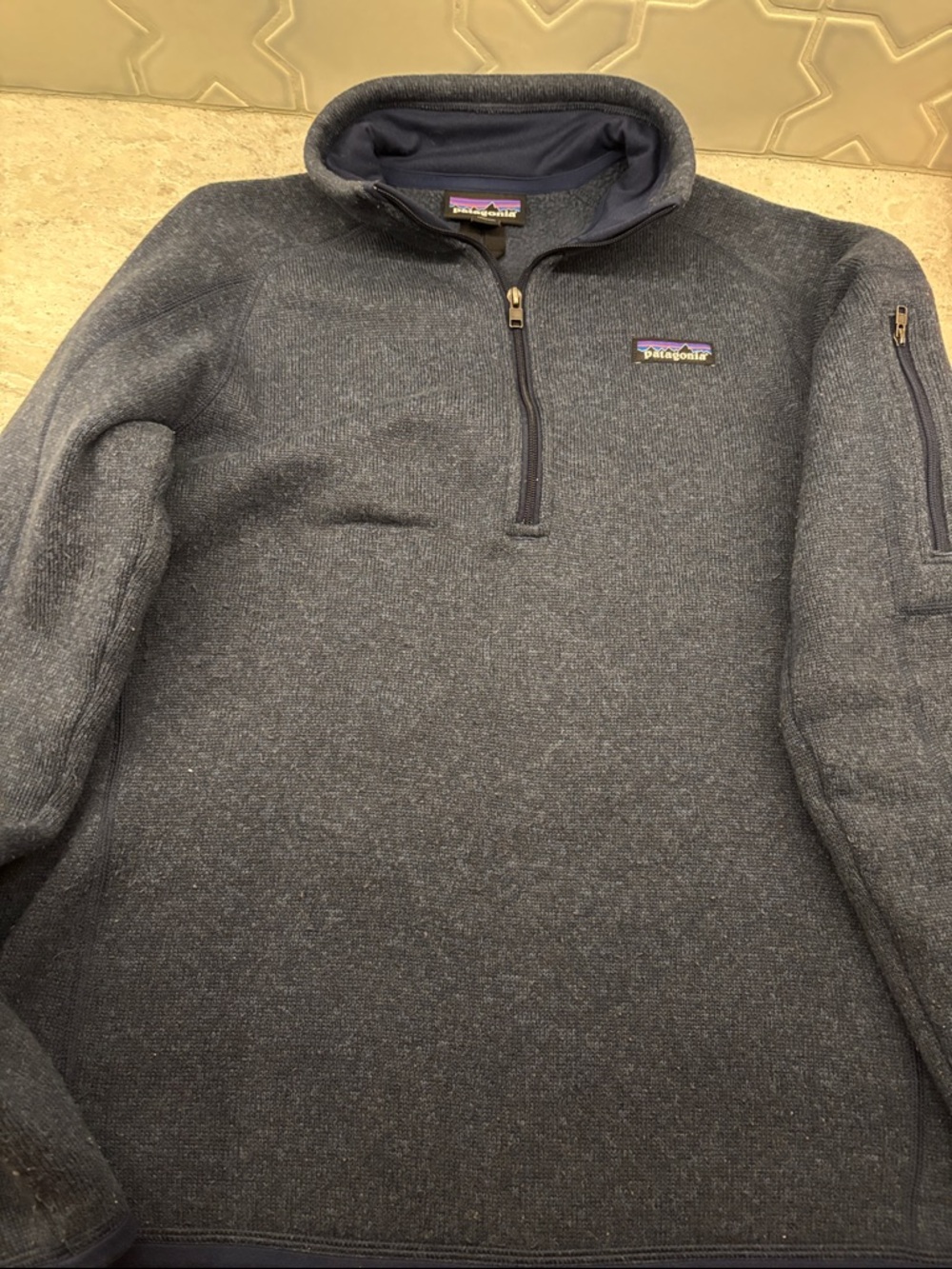 Patagonia Women’s Half-Zip Sweater - Navy Heather